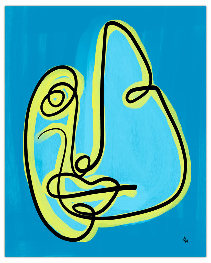 "Blue Portrait" by Adam Williams | Humanitou