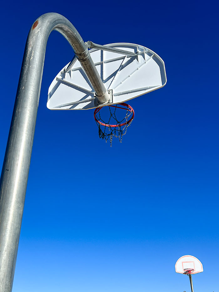CubaNM Cuba, New Mexico basketball goals