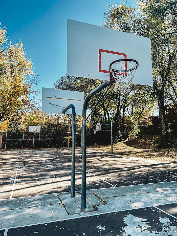 SantaFe2 Monsignor Patrick Smith Park, Santa Fe, New Mexico basketball court